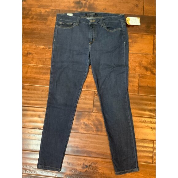 Joe's Jeans Blue Dark Wash  Denim Skinny Ankle Jeans Size 31 - Picture 1 of 5